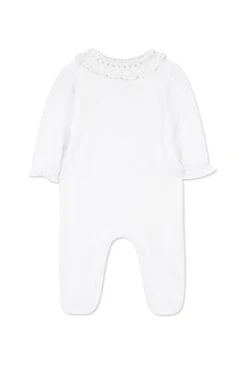 Pyjama - Blanc Col Crochet 10 Pyjama - Blanc Col Crochet -Mode Enfantine TY54140 01 2 packshot