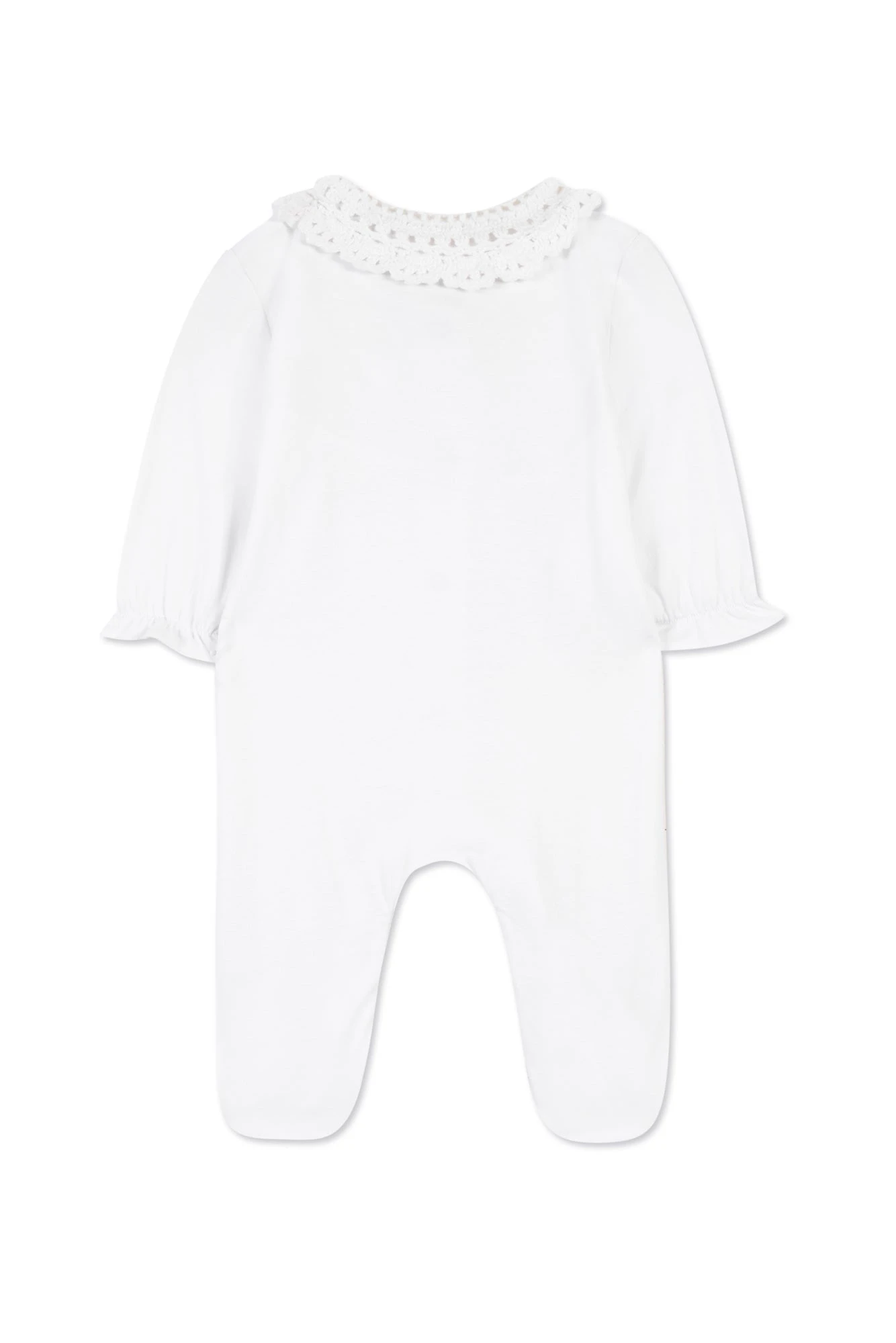 Pyjama - Blanc Col Crochet 6 Pyjama - Blanc Col Crochet – Image 4