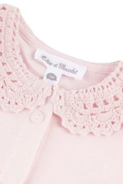 Pyjama - Rose Pâle Col Crochet -Mode Enfantine TY54140 31 3 packshot