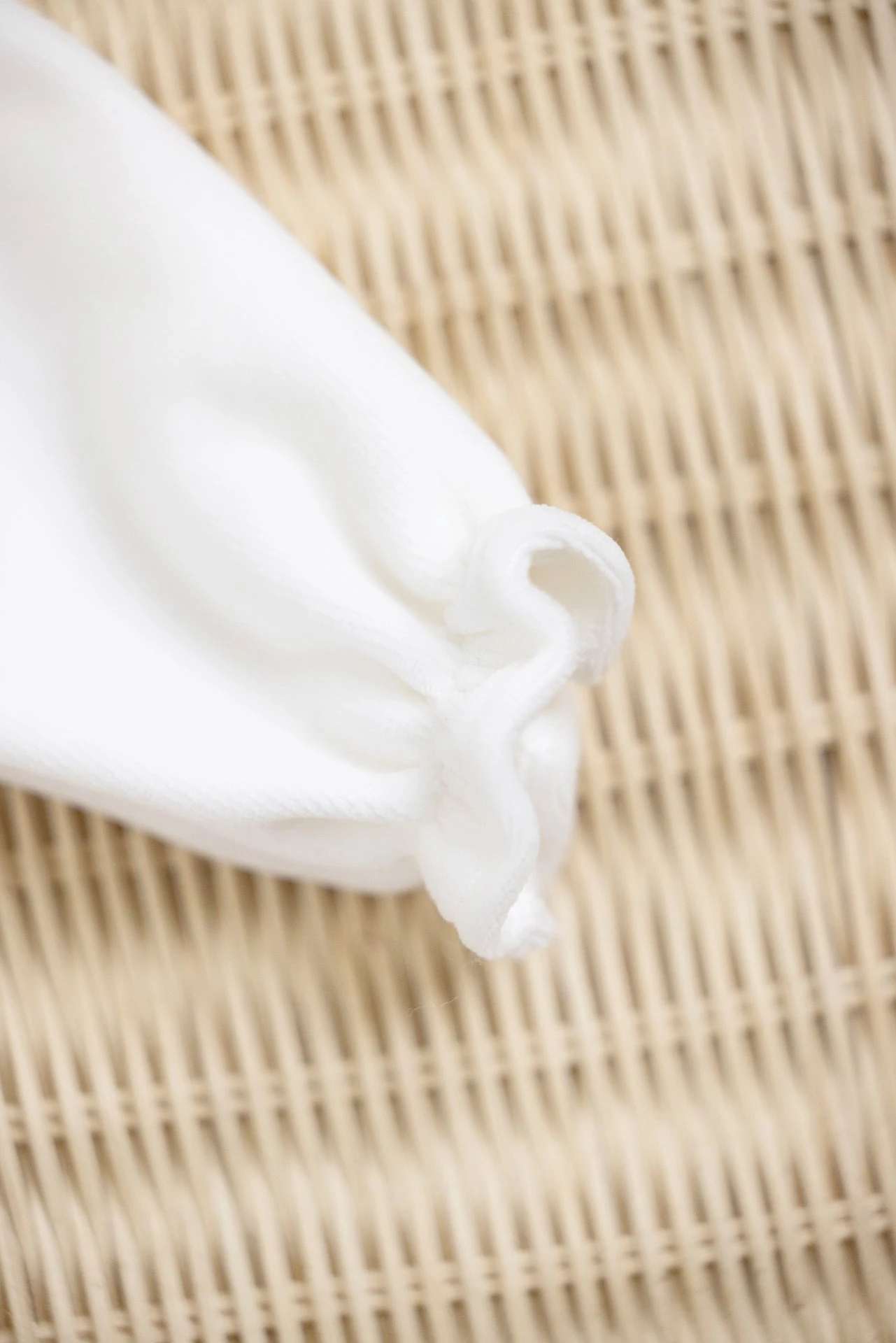 Pyjama - Velours Ecru Col Dentelle 7 Pyjama - Velours Ecru Col Dentelle – Image 5