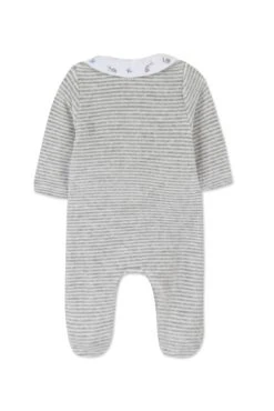 Pyjama - Velours Gris Chiné Rayé -Mode Enfantine TY54160 21 2 packshot