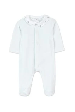 Pyjama - Velours Bleu Ciel Rayé -Mode Enfantine TY54160 41 1 packshot