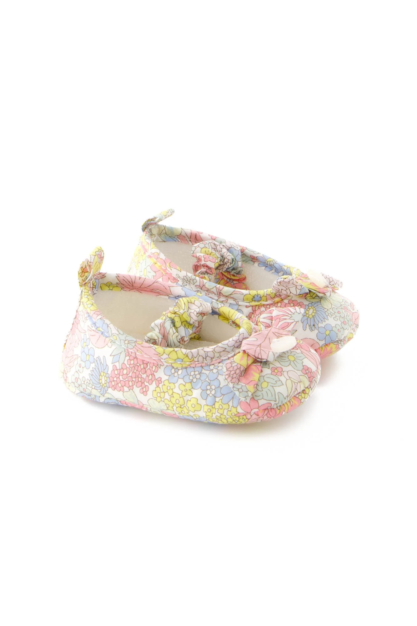 Chaussons - Tissu Liberty Mimosa 6 Chaussons - Tissu Liberty Mimosa – Image 4