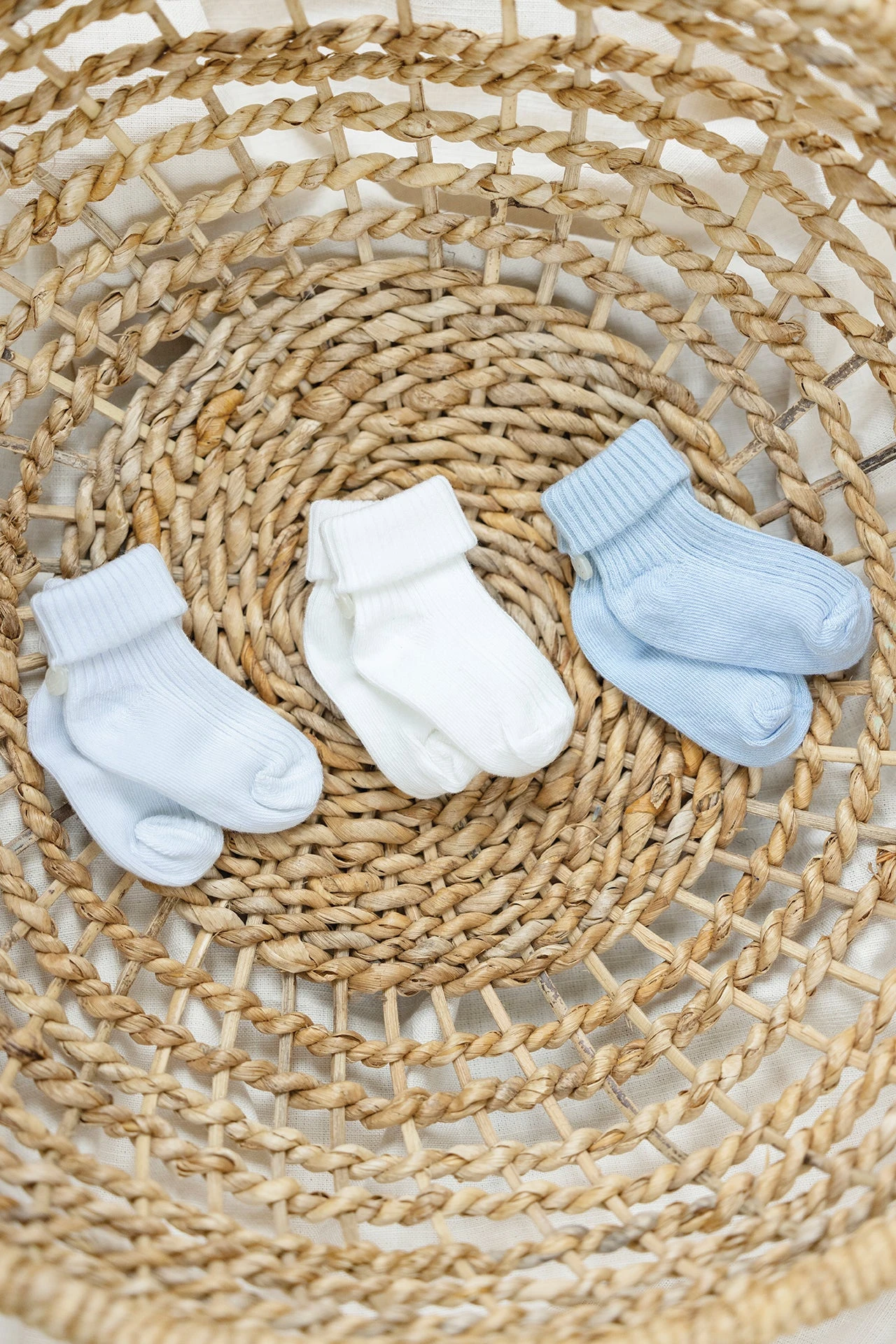 Kit Chaussettes - Bleu Ciel 3 Kit Chaussettes - Bleu Ciel