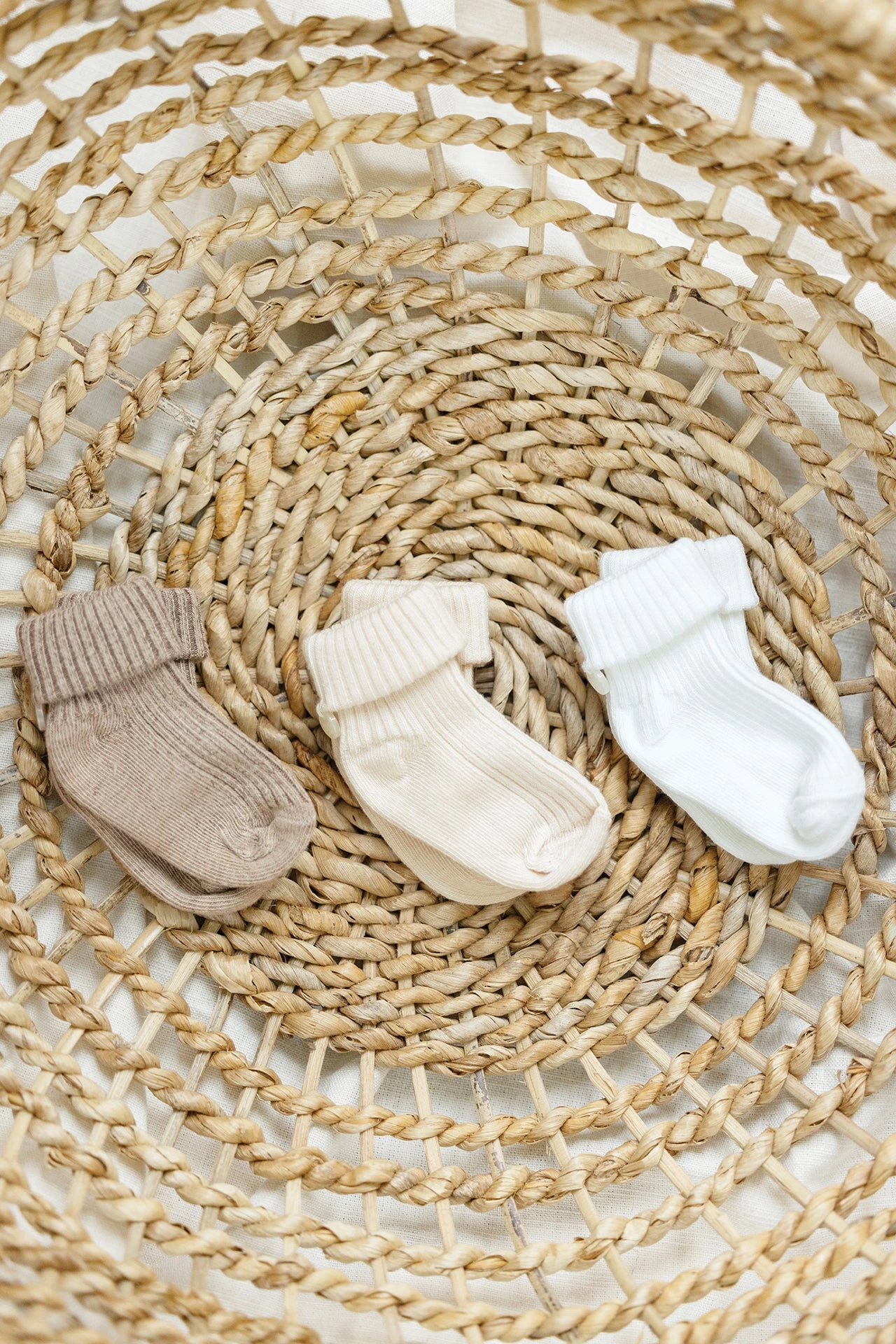 Kit Chaussettes - Ecru 3 Kit Chaussettes - Ecru