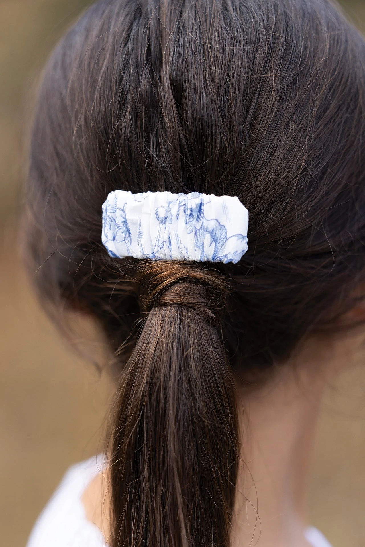 Barrette - Blanc Tissu Liberty 3 Barrette - Blanc Tissu Liberty