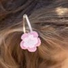 Duo De Barrettes - Rose Pâle 1 Duo De Barrettes - Rose Pâle -Mode Enfantine TY99012 32