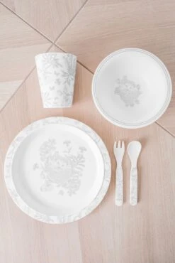 Coffret Repas - Imprimé Inspiration Toile De Jouy -Mode Enfantine coffret repas 1
