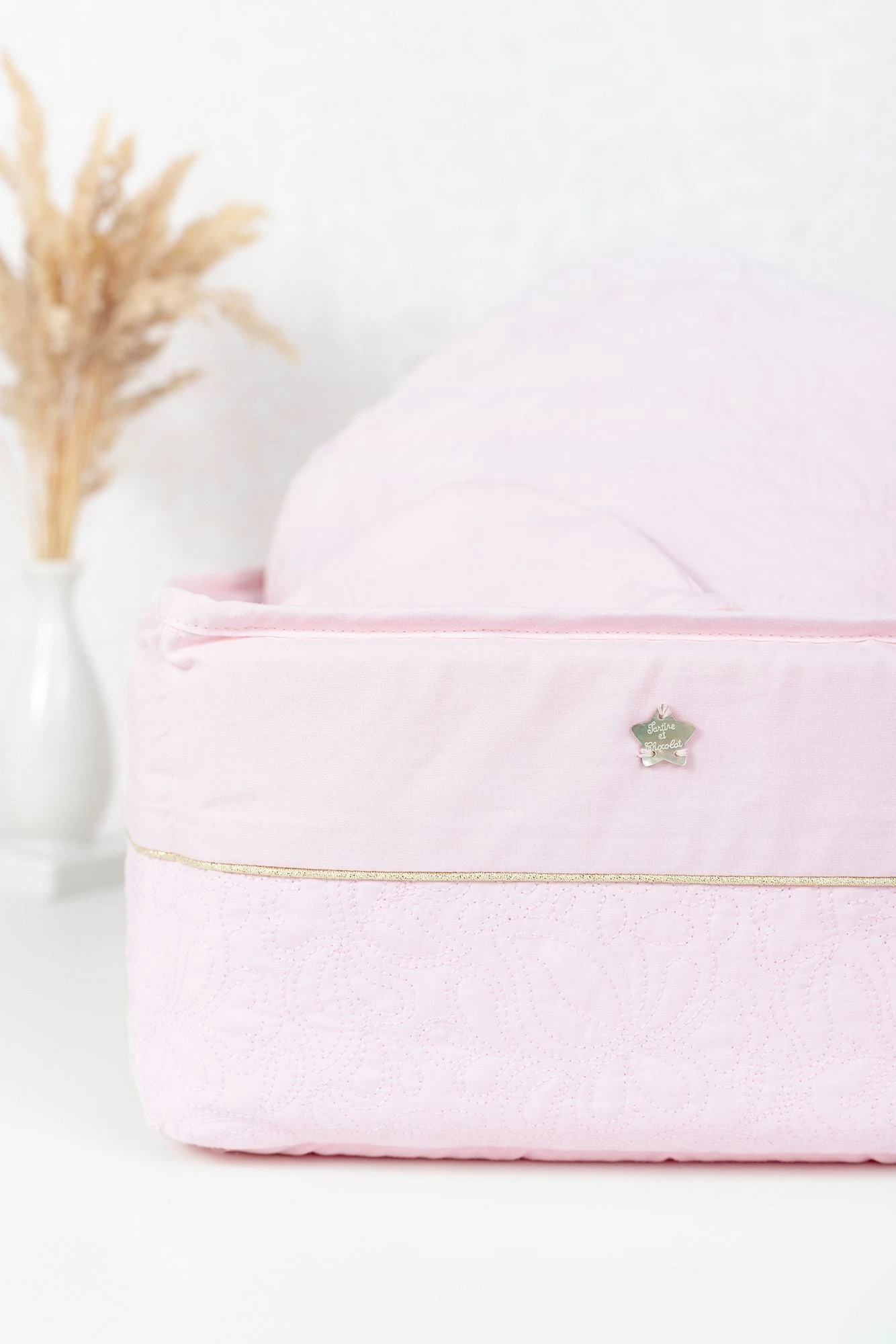 Panière - Délicatesse Rose Pâle 3 Panière - Délicatesse Rose Pâle